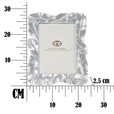 RAMKA LEFY SILVER 23X2,5X27,5 cm (WYMIAR WEWNĘTRZNY 15X20 cm) MIN 2
